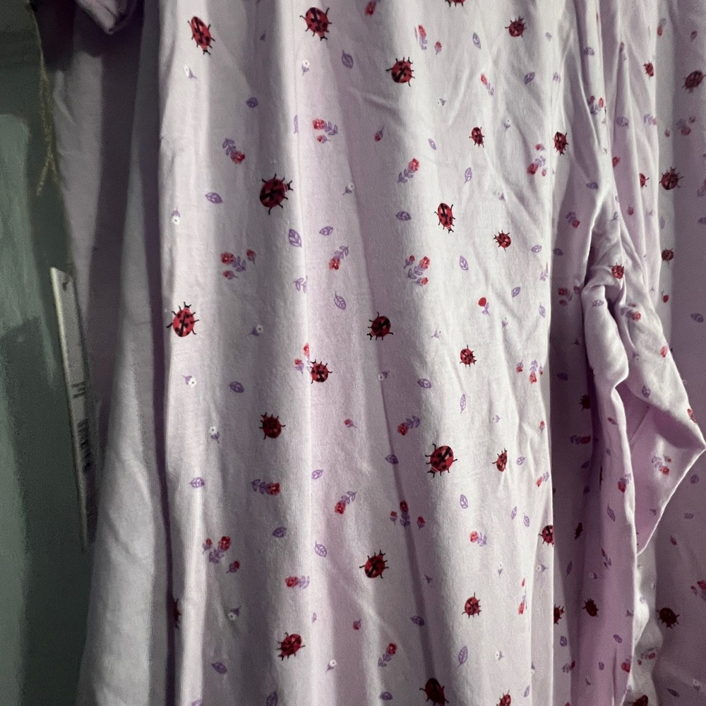 Rae Dunn Pink Pajama Set with Floral Pattern - Picture 12 of 13